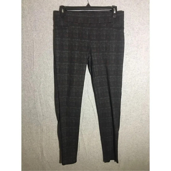 Womens 89th and Madison Leggings Plaid Dark Academia Work Career Professional - Picture 1 of 4